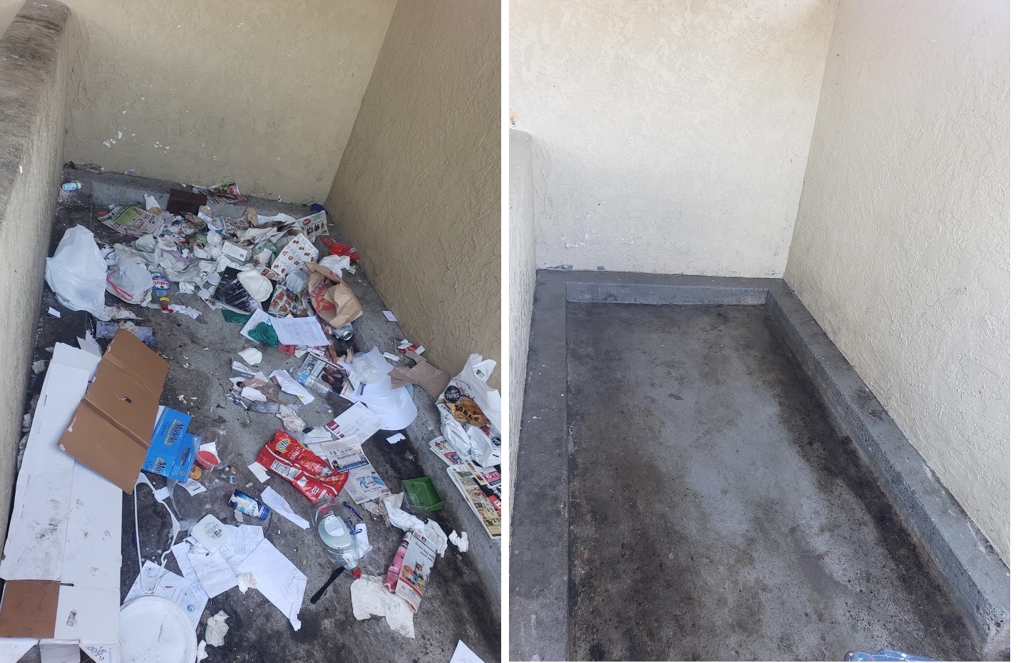 Trash Enclosure by Washed Out Pressure Washing