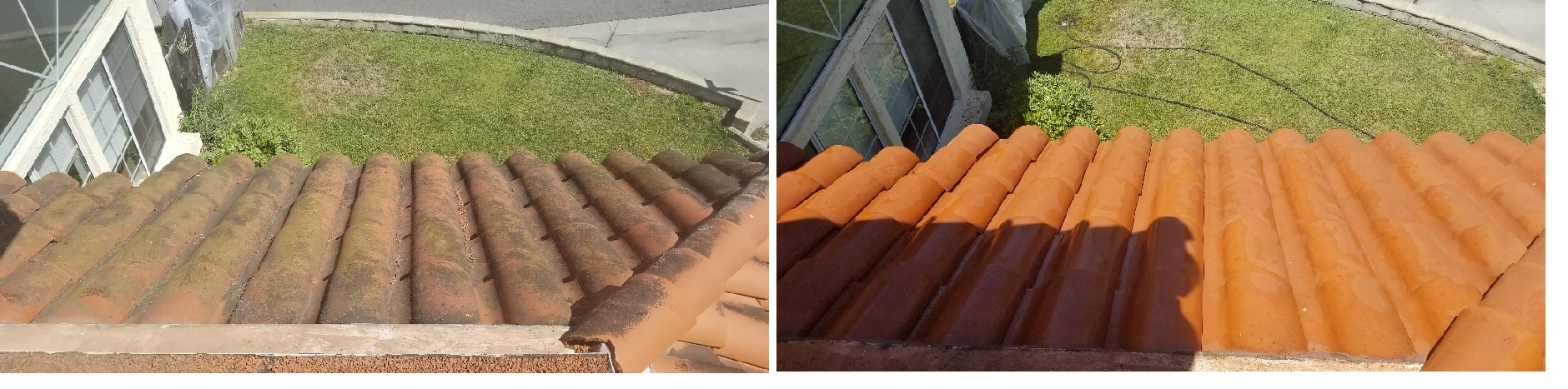 Clay Tile Softwash by Washed Out Pressure Washing