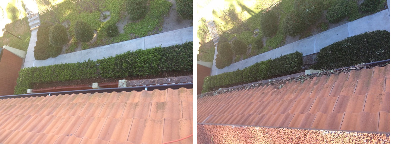 Rain Gutter Villa Camino by Washed Out Pressure Washing