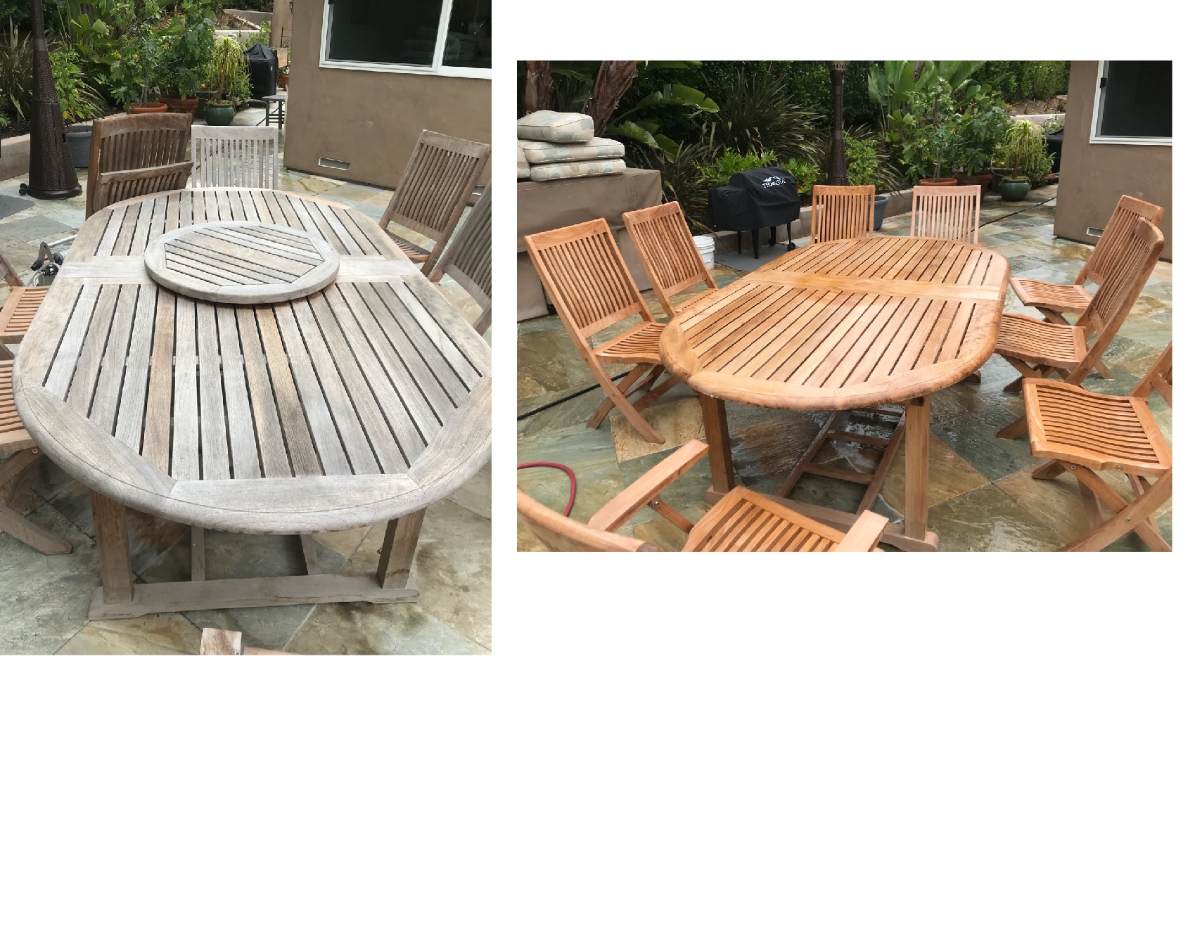 Table & Chairs by Washed Out Pressure Washing