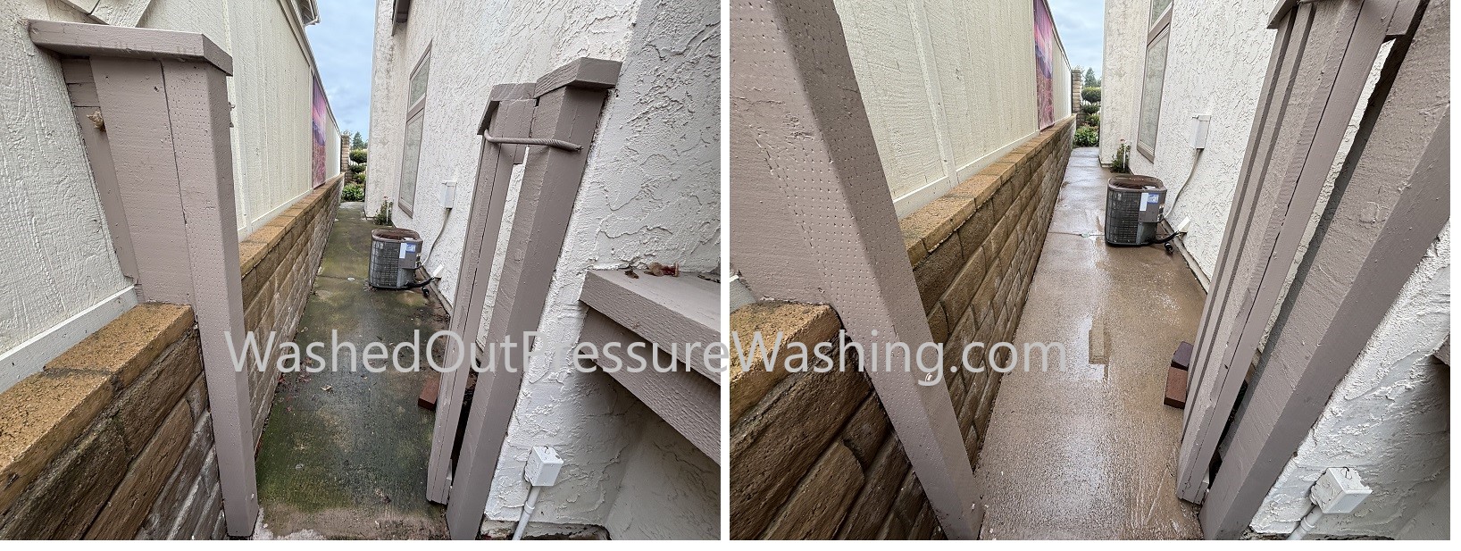 Walkway Cleaning In Vista CA by Washed Out Pressure Washing in Vista