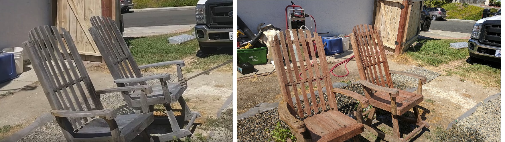 Chairs by Washed Out Pressure Washing