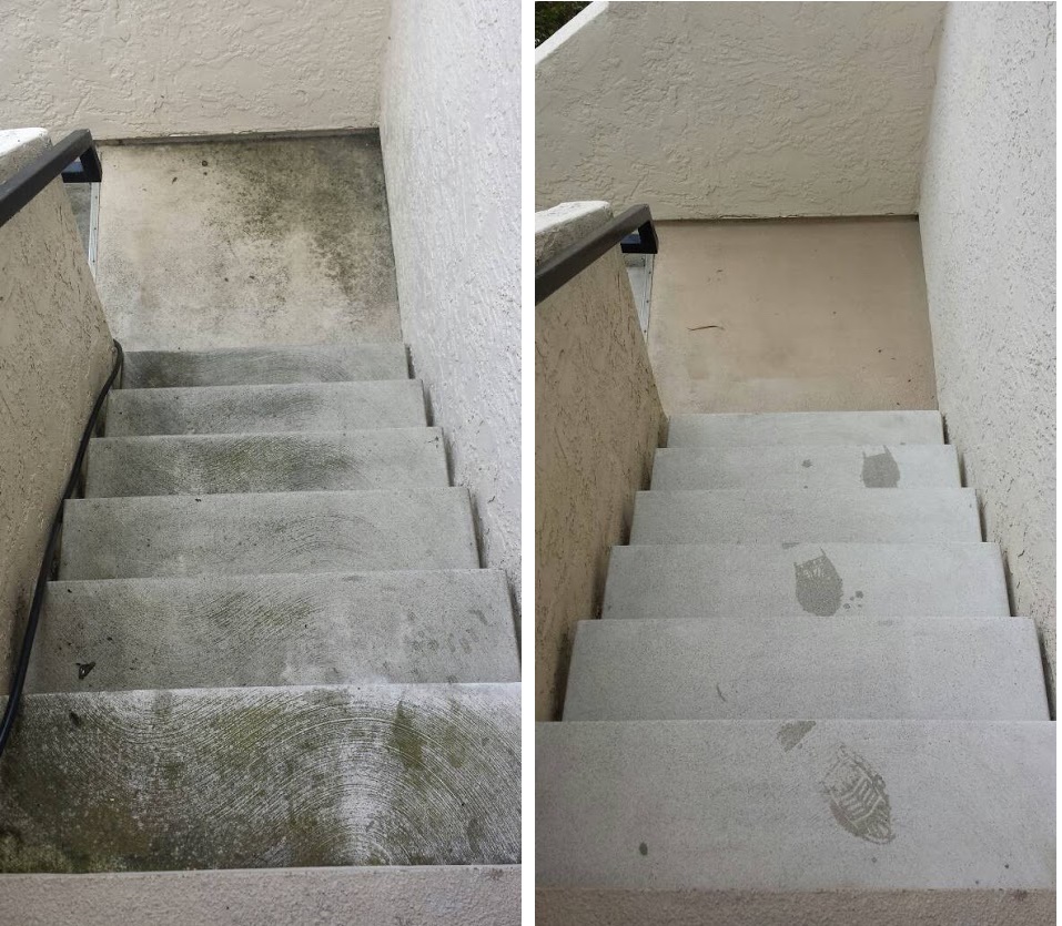 Steps by Washed Out Pressure Washing