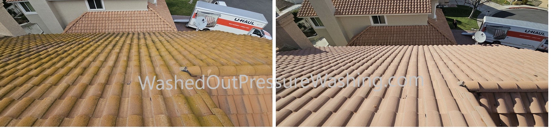Oceanside Roof Cleaning Service In by Washed Out Pressure Washing in Oceanside
