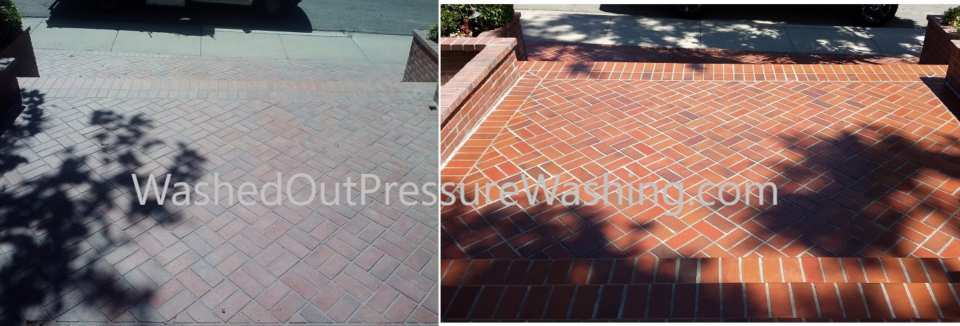 Brick by Washed Out Pressure Washing