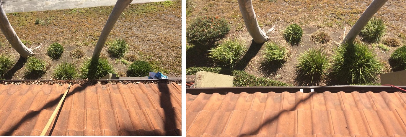 Rain Gutter Villa Camino by Washed Out Pressure Washing