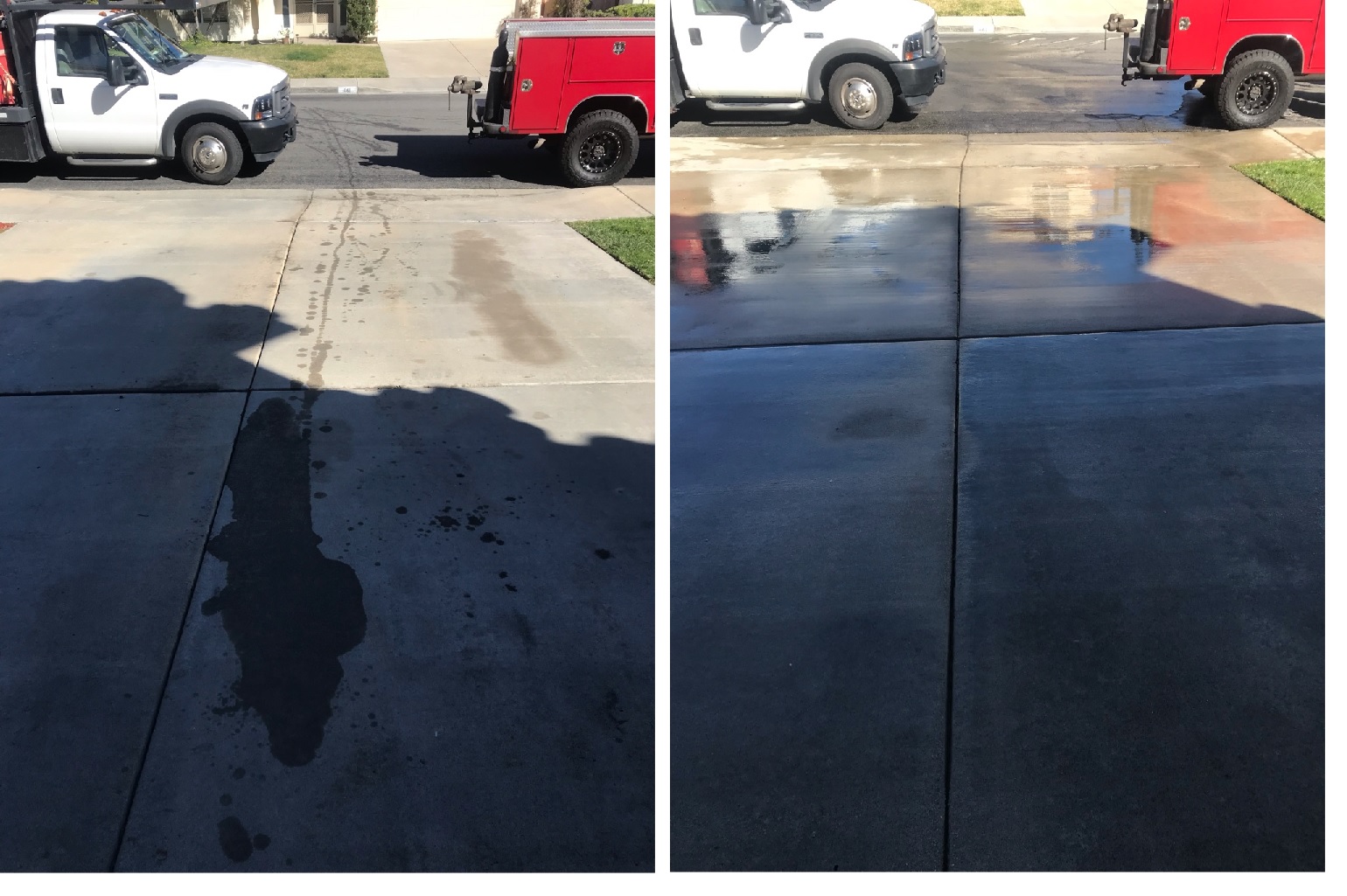 Driveway Oil Removal by Washed Out Pressure Washing