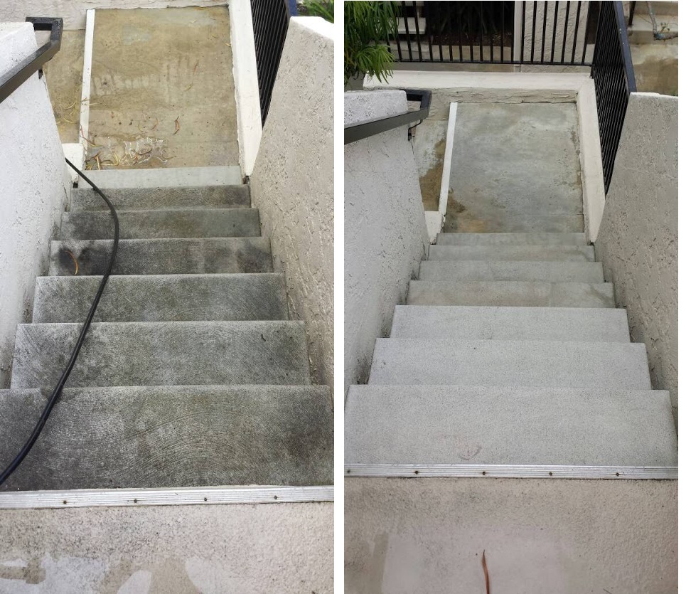 Steps by Washed Out Pressure Washing