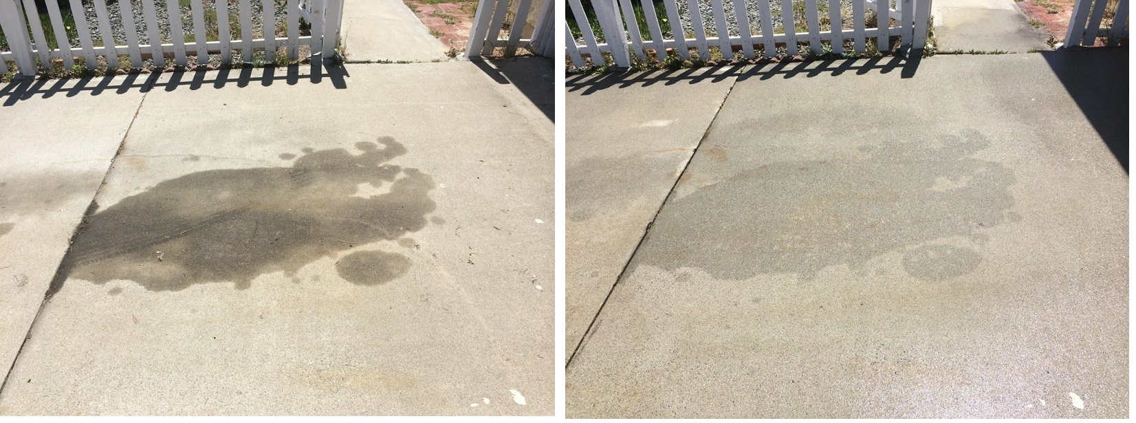 Driveway Oil Removal by Washed Out Pressure Washing