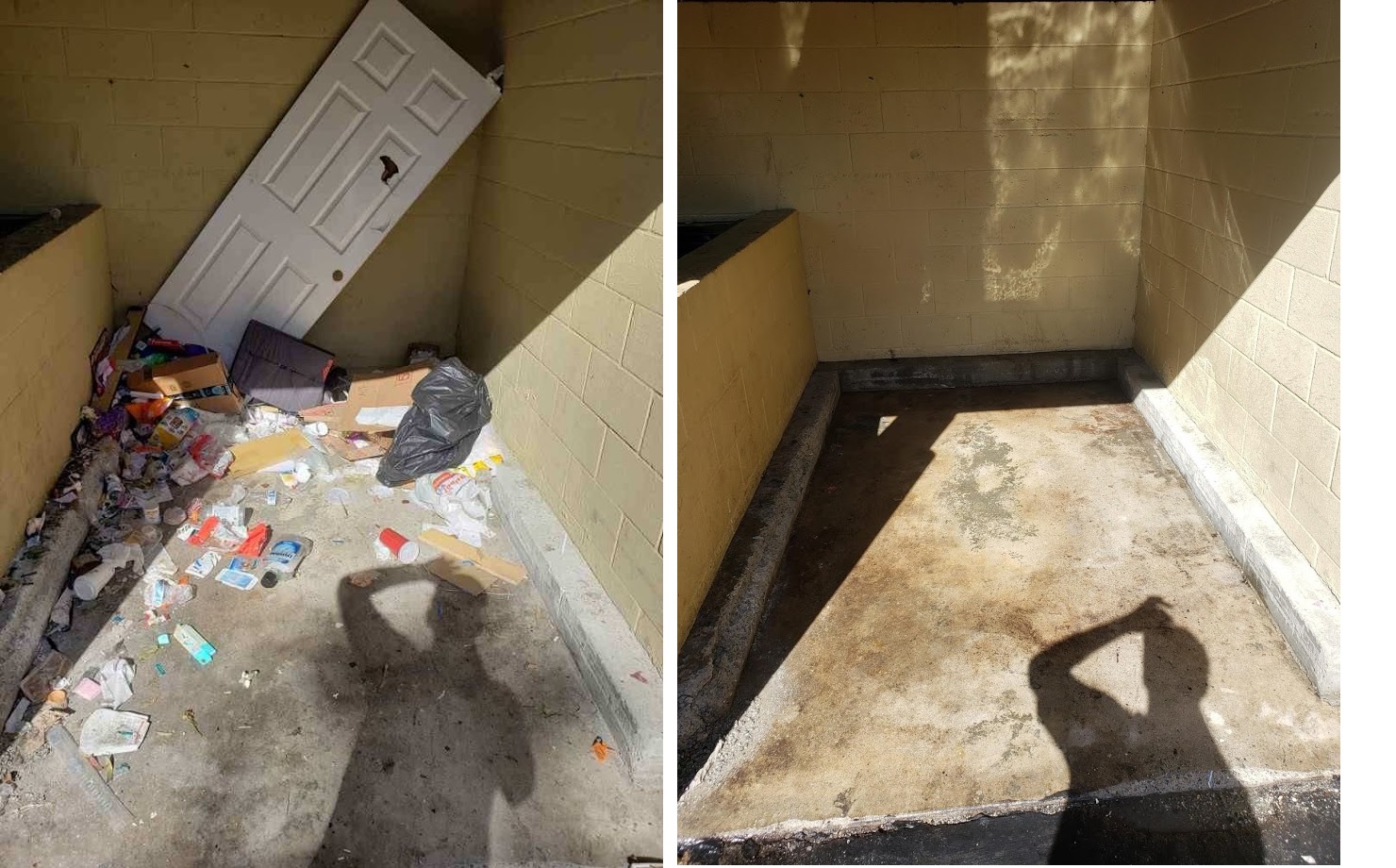 Trash Enclosure by Washed Out Pressure Washing