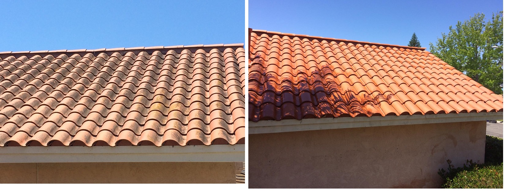 Clay Tile Softwash by Washed Out Pressure Washing