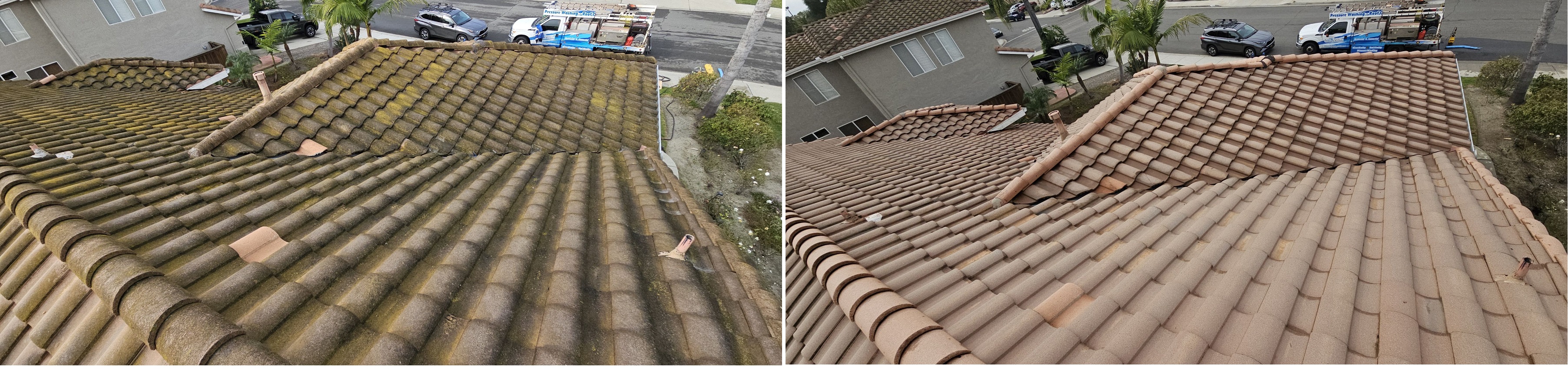 Carlsbad Roof Cleaning by Washed Out Pressure Washing in Carlsbad