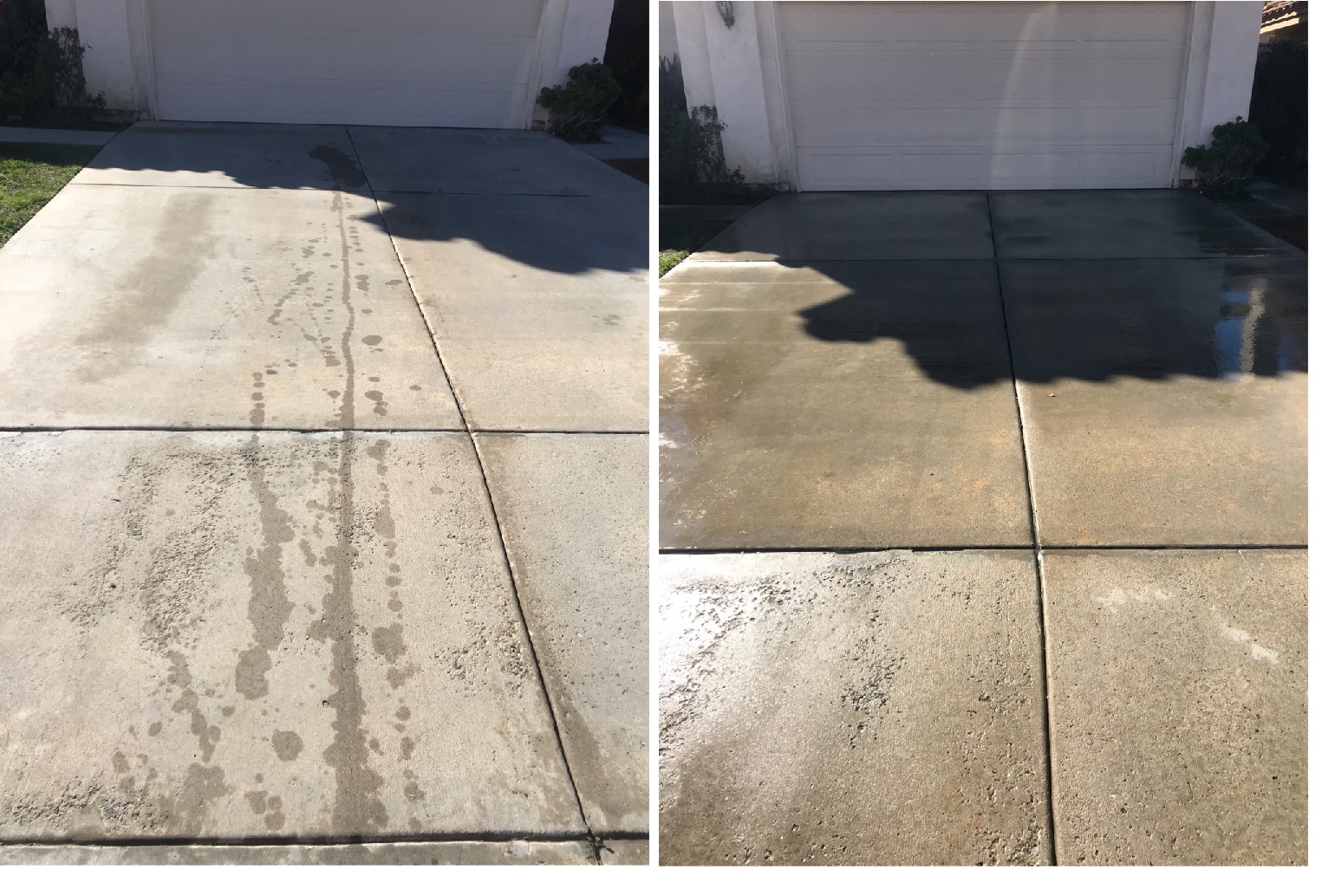 Driveway Oil Removal by Washed Out Pressure Washing