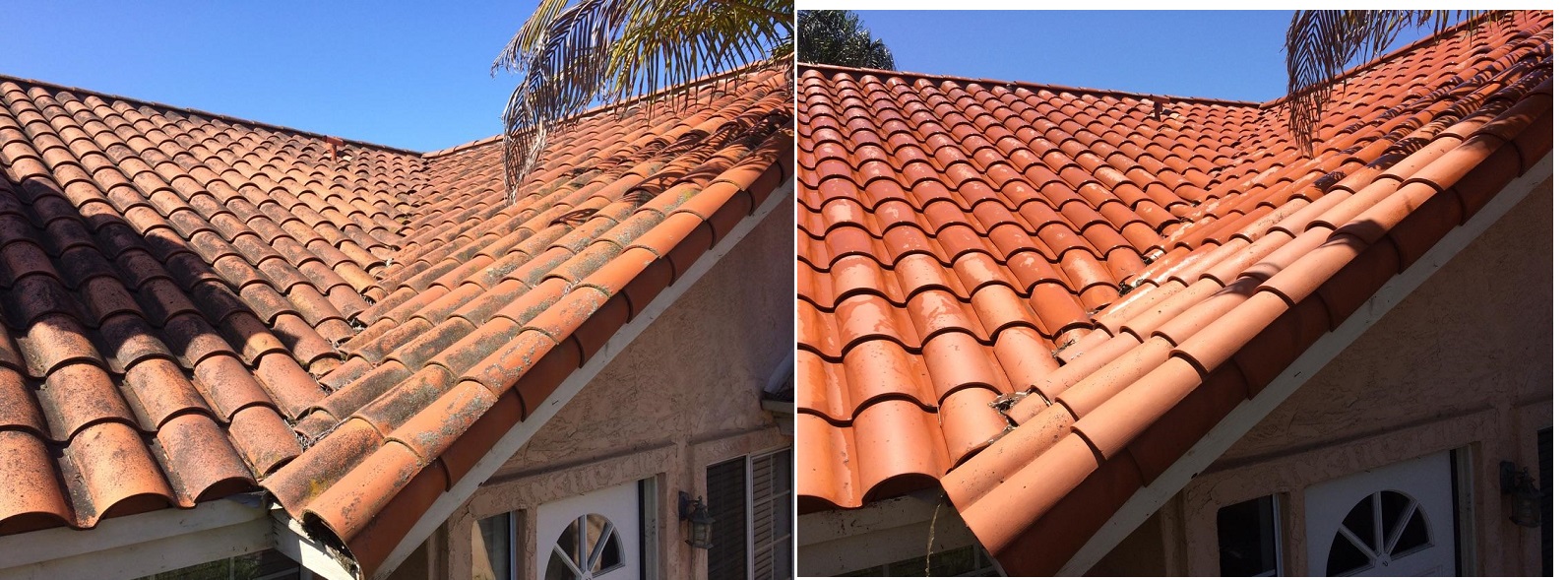 Clay Tile Softwash by Washed Out Pressure Washing