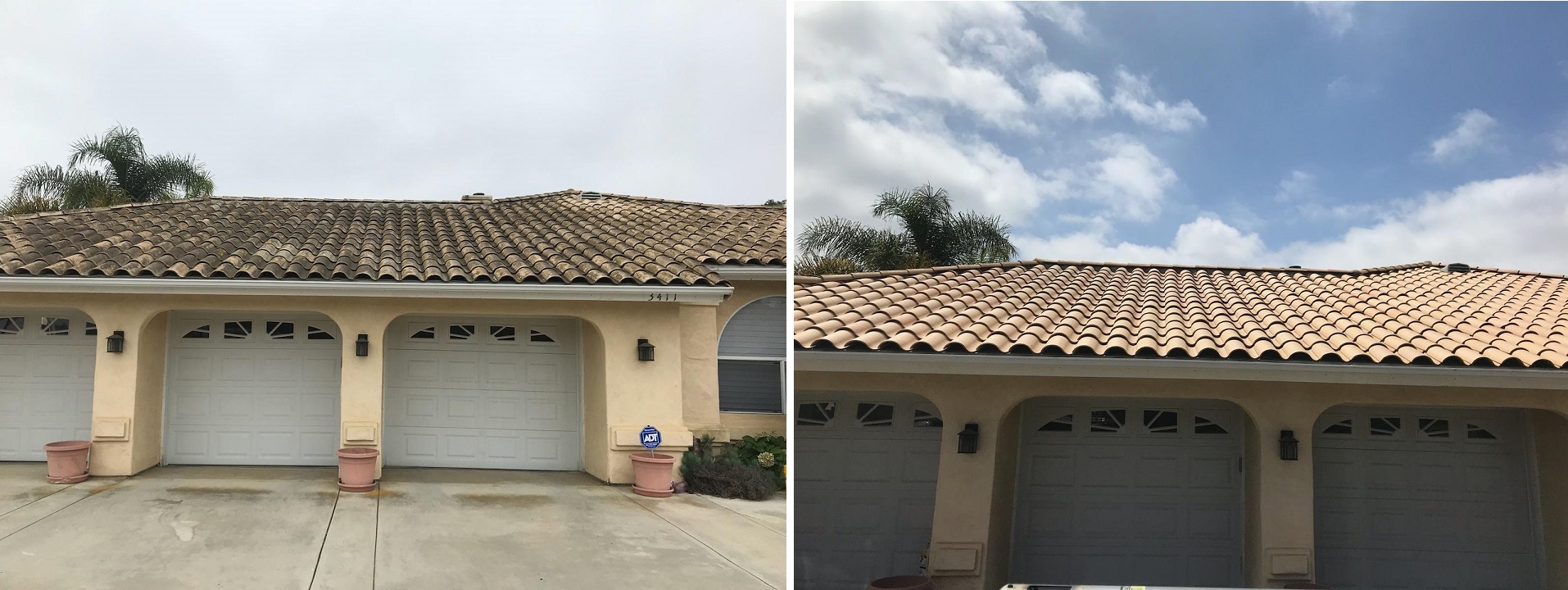 Clay Tile Softwash by Washed Out Pressure Washing