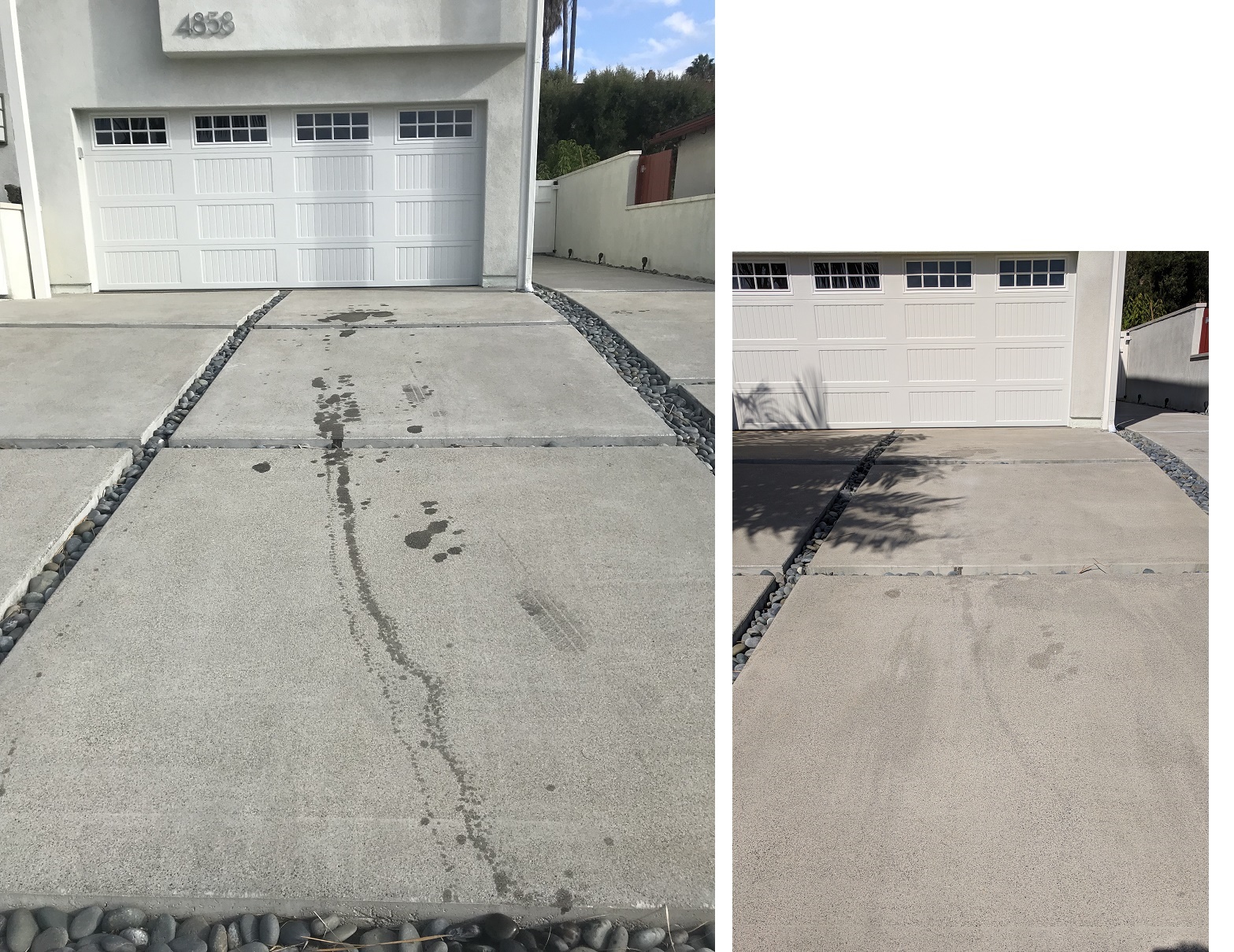 Driveway Oil Removal by Washed Out Pressure Washing