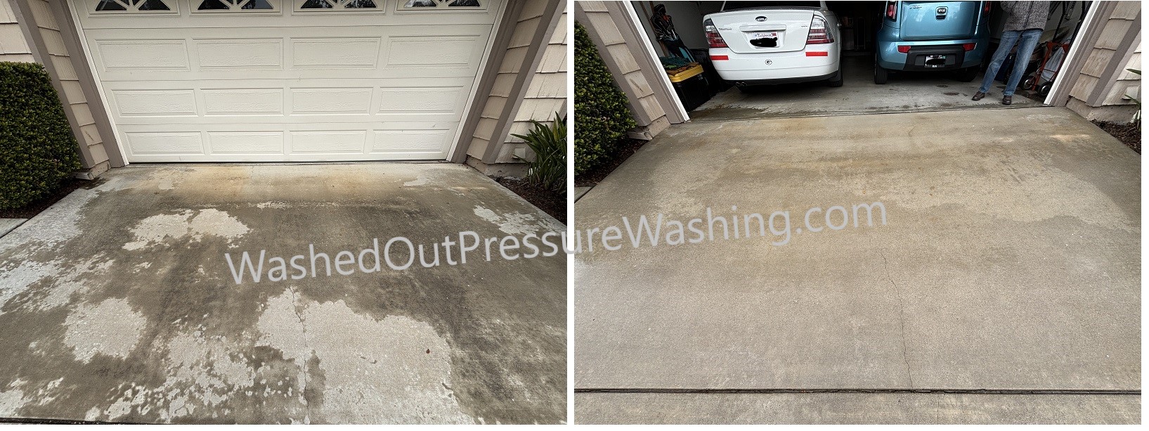Driveway by Washed Out Pressure Washing